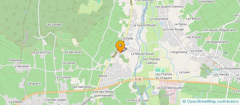 localisation de l'entreprise MONSIEUR TEDDY OGER  BOURGUEIL