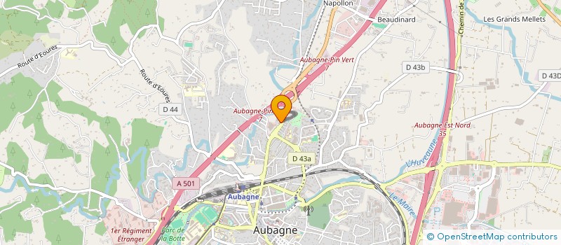 localisation de l'entreprise MONSIEUR TEDDY OLIVER  AUBAGNE