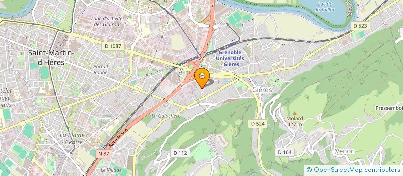 localisation de l'entreprise MONSIEUR TEDDY ORTIZ  GIERES