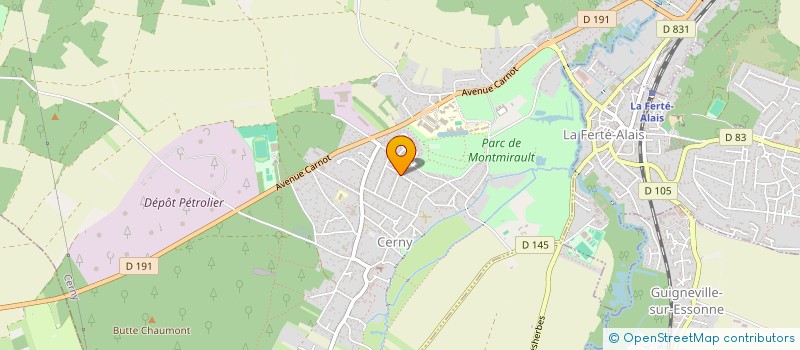 localisation de l'entreprise MONSIEUR TEDDY PAUMARD  CERNY