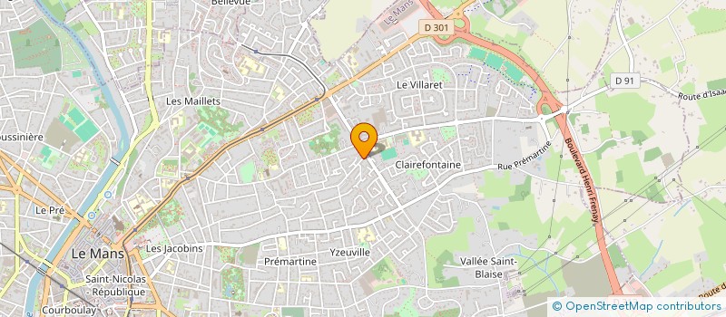 localisation de l'entreprise MONSIEUR TEDDY PAYET à LE MANS