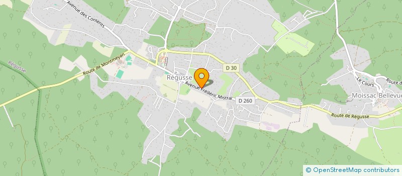 localisation de l'entreprise MONSIEUR TEDDY PERRET à REGUSSE