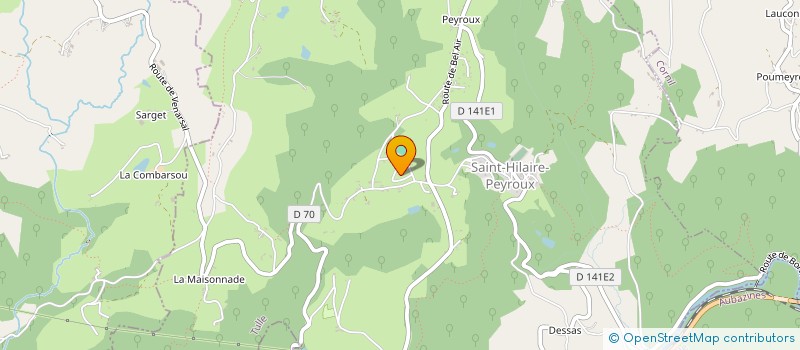 localisation de l'entreprise MONSIEUR TEDDY PERRIOT  SAINT-HILAIRE-PEYROUX