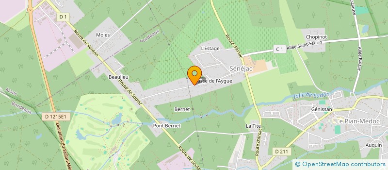 localisation de l'entreprise MONSIEUR TEDDY PEYS  LE PIAN-MEDOC