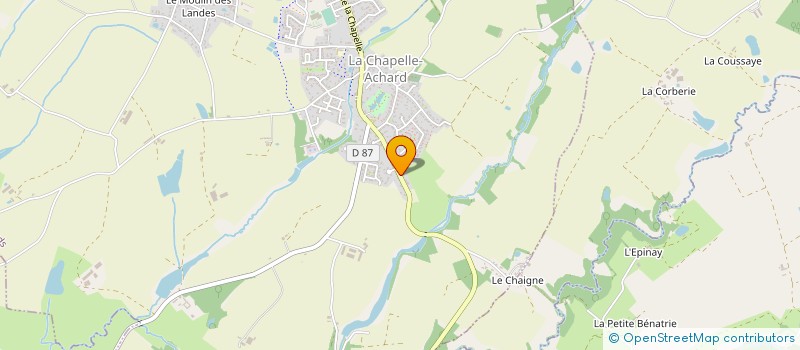 localisation de l'entreprise MONSIEUR TEDDY POIRAUD à LES ACHARDS