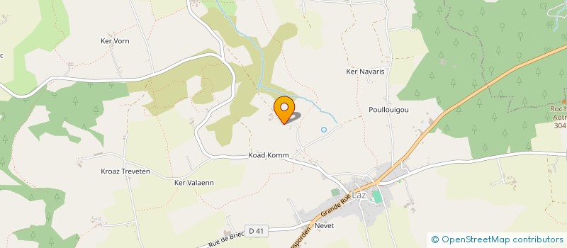 localisation de l'entreprise MONSIEUR TEDDY POUPARD-PLACIER  LAZ