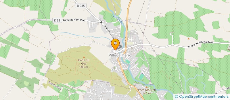 localisation de l'entreprise MONSIEUR TEDDY PRIETO  VILLEGAILHENC