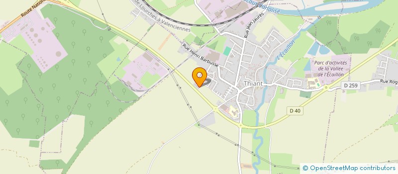 localisation de l'entreprise MONSIEUR TEDDY PRIEZ  THIANT