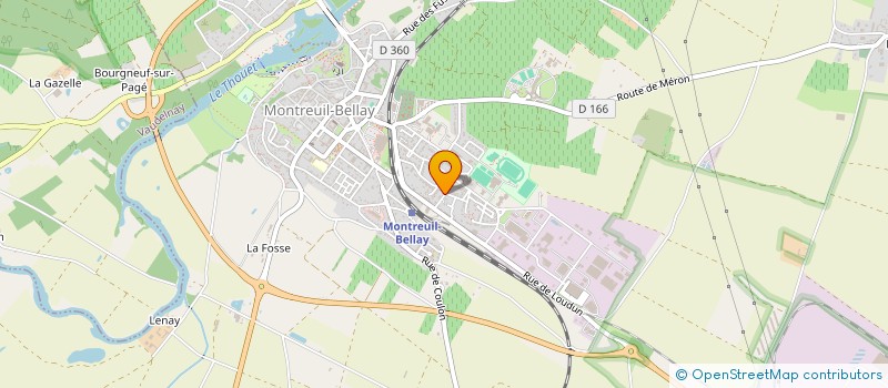 localisation de l'entreprise MONSIEUR TEDDY PRUNIER à MONTREUIL-BELLAY