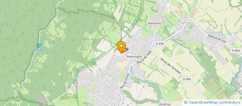 localisation de l'entreprise MONSIEUR TEDDY RANAUDO  THOIRY