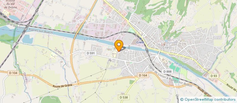 localisation de l'entreprise MONSIEUR TEDDY REY  CREST