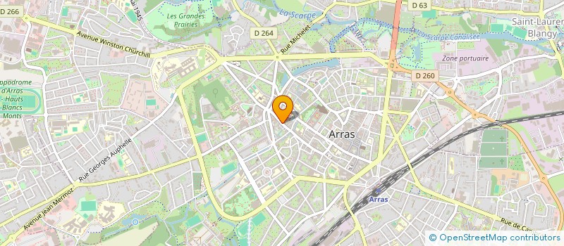 localisation de l'entreprise MONSIEUR TEDDY RICHEBE à ARRAS
