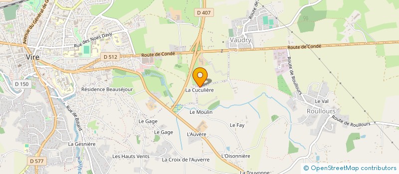 localisation de l'entreprise MONSIEUR TEDDY ROBBES  VIRE-NORMANDIE