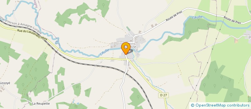 localisation de l'entreprise MONSIEUR TEDDY ROBINET  AOUSTE