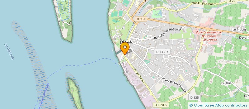 localisation de l'entreprise MONSIEUR TEDDY RODRIGUEZ à BLAYE