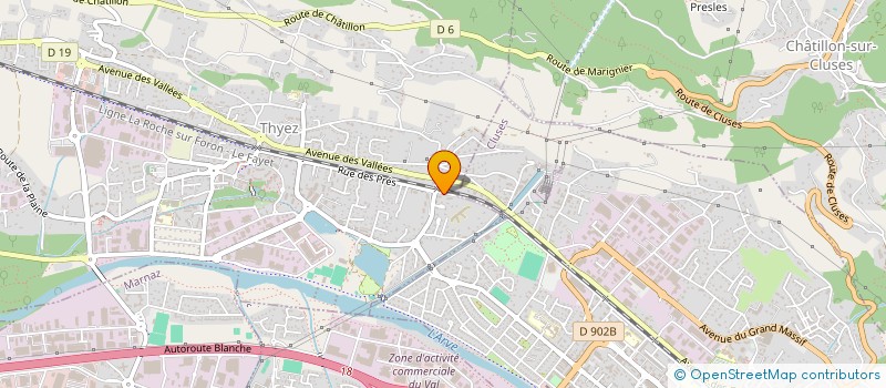 localisation de l'entreprise MONSIEUR TEDDY ROMERO  THYEZ