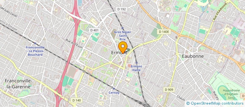 localisation de l'entreprise MONSIEUR TEDDY RONDONOS  ERMONT