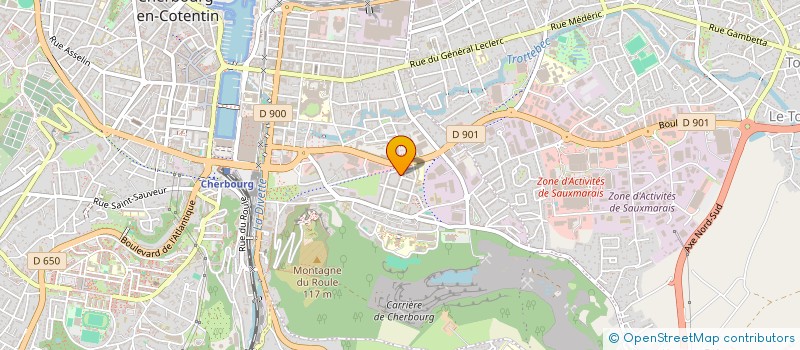 localisation de l'entreprise MONSIEUR TEDDY ROUXELIN  CHERBOURG-EN-COTENTIN