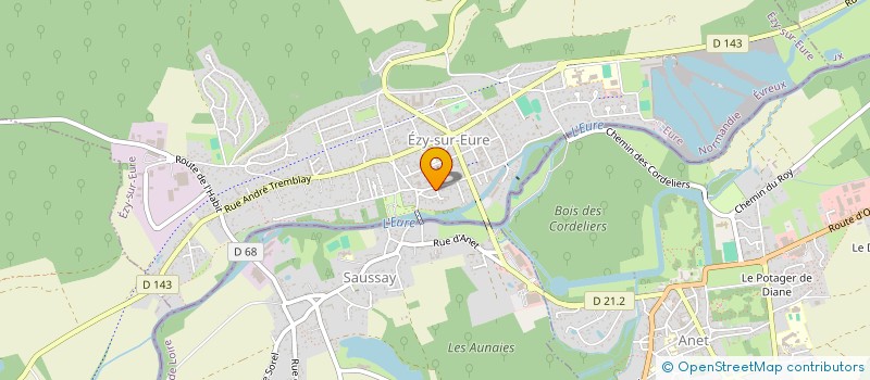 localisation de l'entreprise MONSIEUR TEDDY SANDELIS  EZY-SUR-EURE