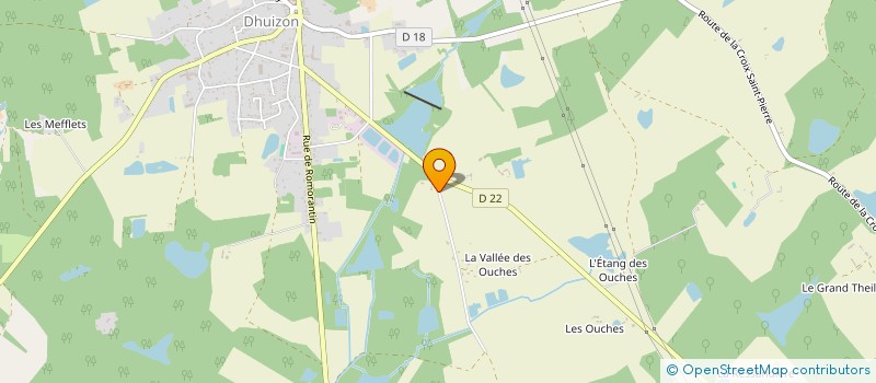 localisation de l'entreprise MONSIEUR TEDDY SAUSSET  DHUIZON