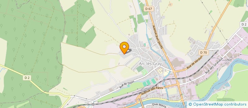 localisation de l'entreprise MONSIEUR TEDDY SELTIER  ARC-LES-GRAY