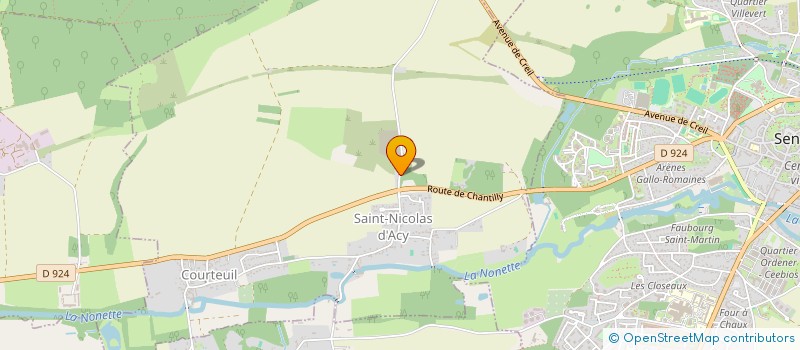 localisation de l'entreprise MONSIEUR TEDDY STAELEN  COURTEUIL