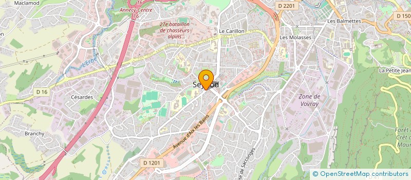 localisation de l'entreprise MONSIEUR TEDDY STOIAN à ANNECY