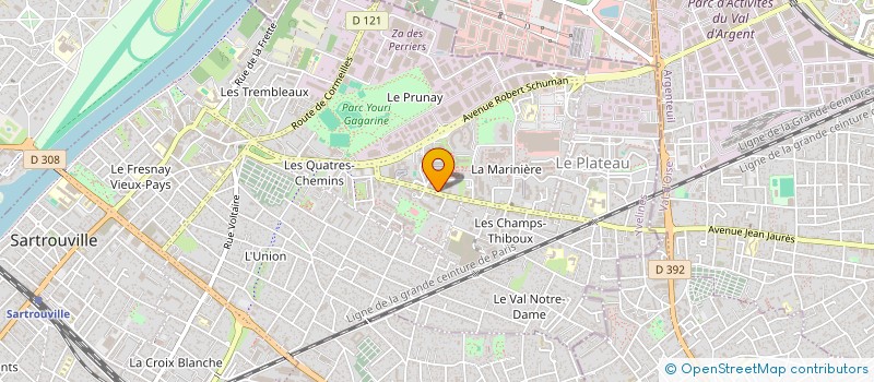 localisation de l'entreprise MONSIEUR TEDDY SYLVESTRE  SARTROUVILLE