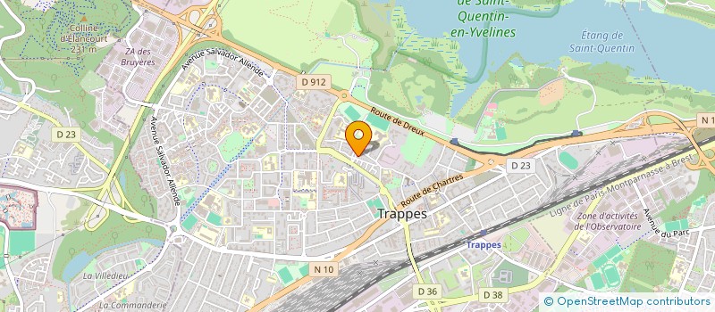 localisation de l'entreprise MONSIEUR TEDDY THEBES  TRAPPES