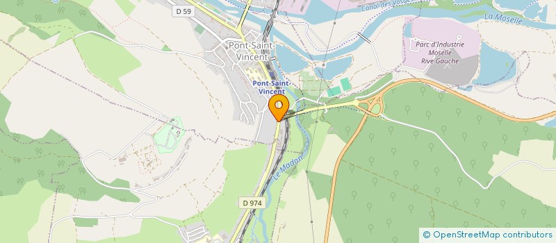 localisation de l'entreprise MONSIEUR TEDDY THIEL  PONT-SAINT-VINCENT