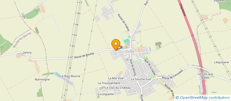 localisation de l'entreprise MONSIEUR TEDDY THOMERT  GIDY