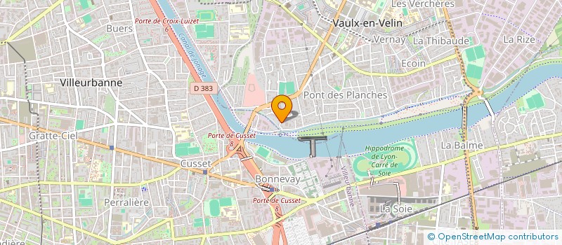 localisation de l'entreprise MONSIEUR TEDDY TOSELLI  VAULX-EN-VELIN