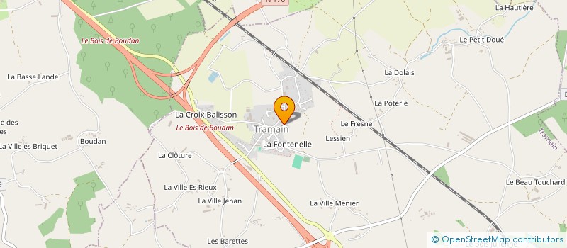 localisation de l'entreprise MONSIEUR TEDDY VALES  TRAMAIN