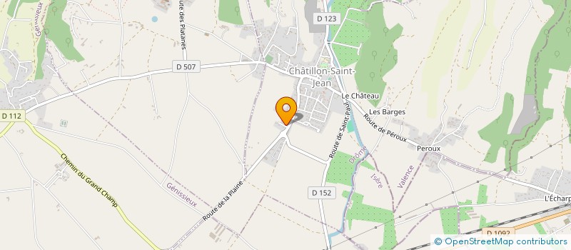 localisation de l'entreprise MONSIEUR TEDDY VALLON--MICOUD  CHATILLON-SAINT-JEAN