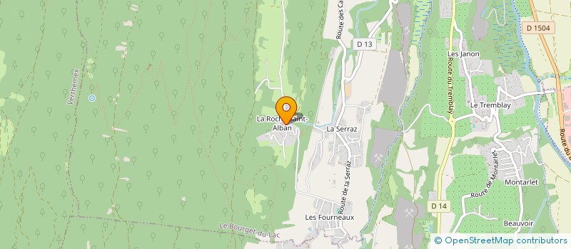 localisation de l'entreprise MONSIEUR TEDDY VAN RUYMBEKE  LE BOURGET-DU-LAC