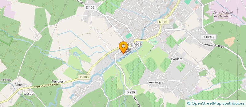 localisation de l'entreprise MONSIEUR TEDDY VEILLON  LA BREDE