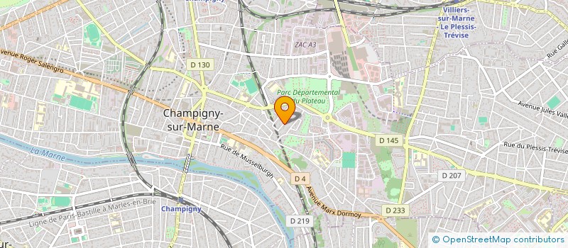 localisation de l'entreprise MONSIEUR TEDDY VERCHEL à CHAMPIGNY SUR MARNE