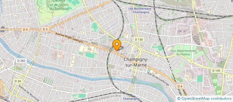 localisation de l'entreprise MONSIEUR TEDDY VIRALDE à CHAMPIGNY-SUR-MARNE