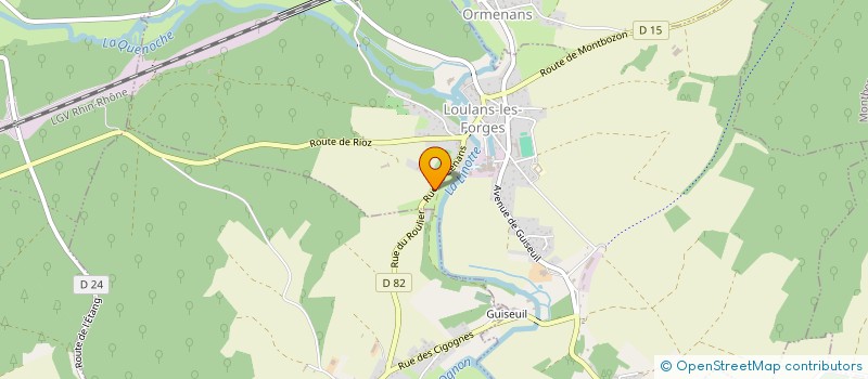 localisation de l'entreprise MONSIEUR TEDDY VOISIN  LOULANS-VERCHAMP