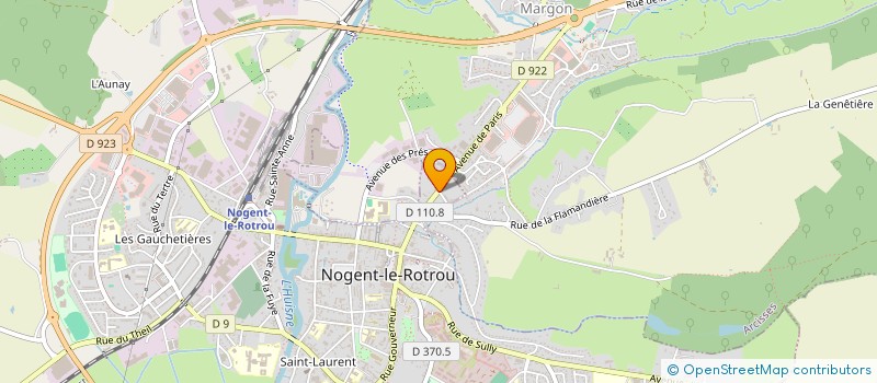 localisation de l'entreprise MONSIEUR TEDDY VUILLET à NOGENT-LE-ROTROU