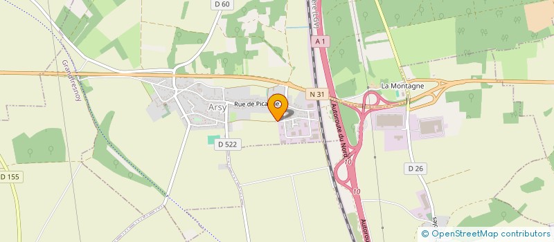 localisation de l'entreprise MONSIEUR TEDDY WACHEUX  ARSY