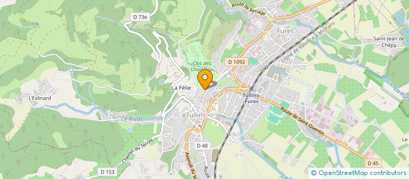 localisation de l'entreprise MONSIEUR TEDDY WINTERSTEIN  TULLINS