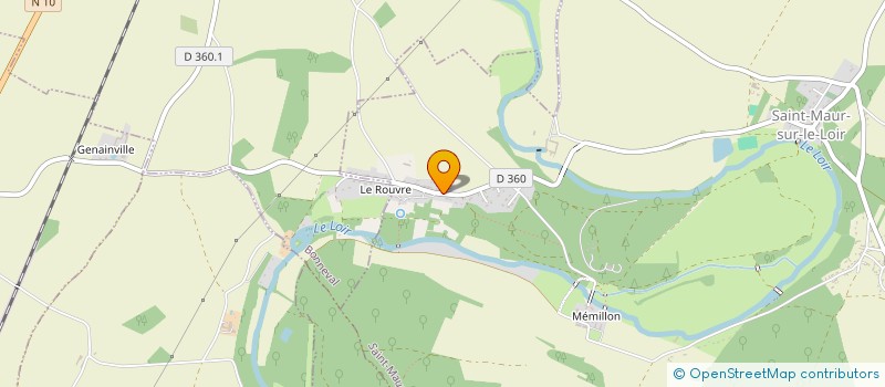 localisation de l'entreprise MONSIEUR TEDDY ZARCHER à SAINT-MAUR-SUR-LE-LOIR