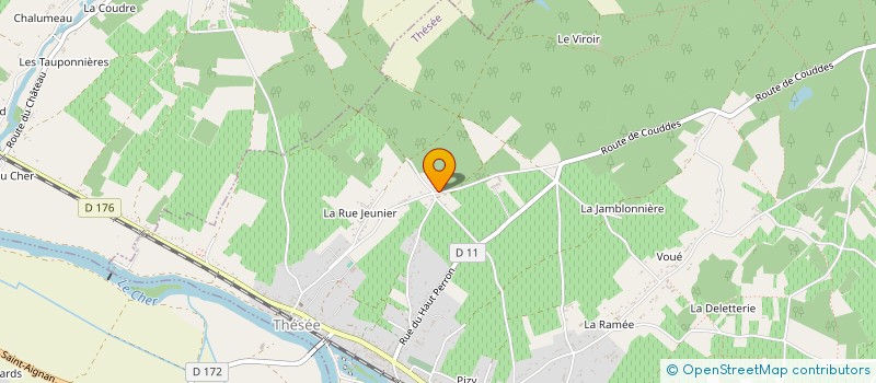 localisation de l'entreprise MONSIEUR TEDJY GROSBOIS  THESEE