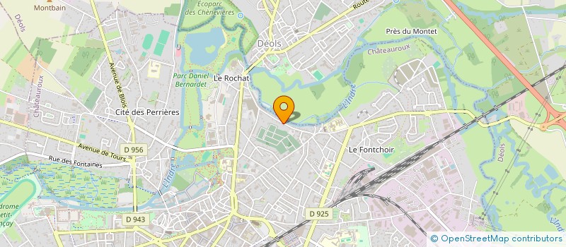 localisation de l'entreprise MONSIEUR TEDY MOUZET à CHATEAUROUX
