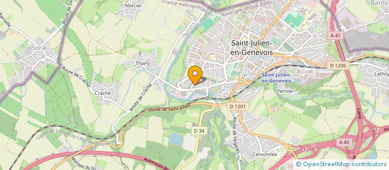 localisation de l'entreprise MONSIEUR TEELOCK BHOYRUB à SAINT-JULIEN-EN-GENEVOIS