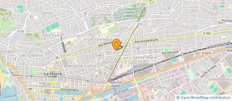 localisation de l'entreprise MONSIEUR TEFINIAINA RAZAKANARY  LE HAVRE