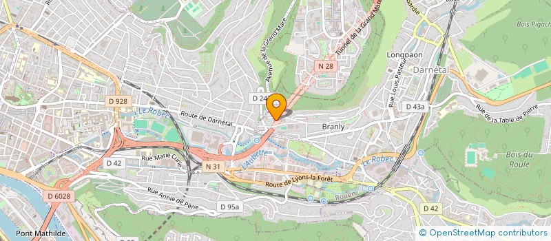 localisation de l'entreprise MONSIEUR TEGA OGAGAVWIARE  DARNETAL