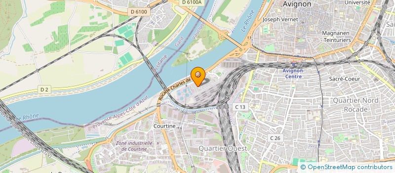 localisation de l'entreprise MONSIEUR TEGGY BAUGE  AVIGNON