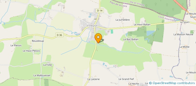 localisation de l'entreprise MONSIEUR TEGHY DAREL  VILLEPOT